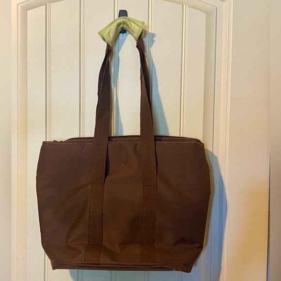 Raya by Thermos Brown Polka Dot Insulated Lunch Tote Bag - Picture 2 of 13